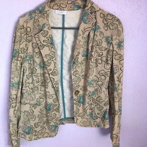 Floral blazer